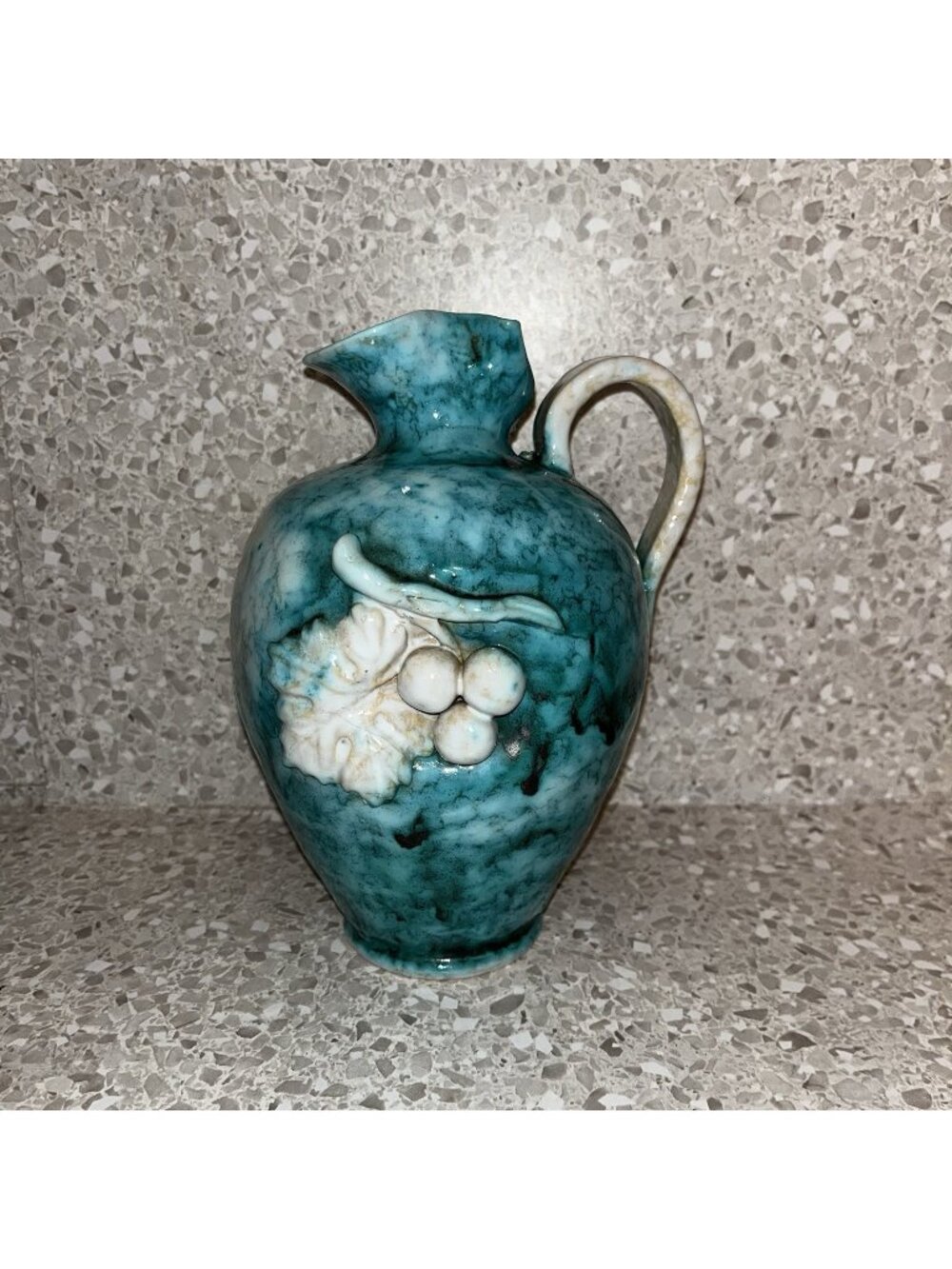 Fratelli Fanciullacci Green Pitcher Grapes Fig Italy 2738 FF